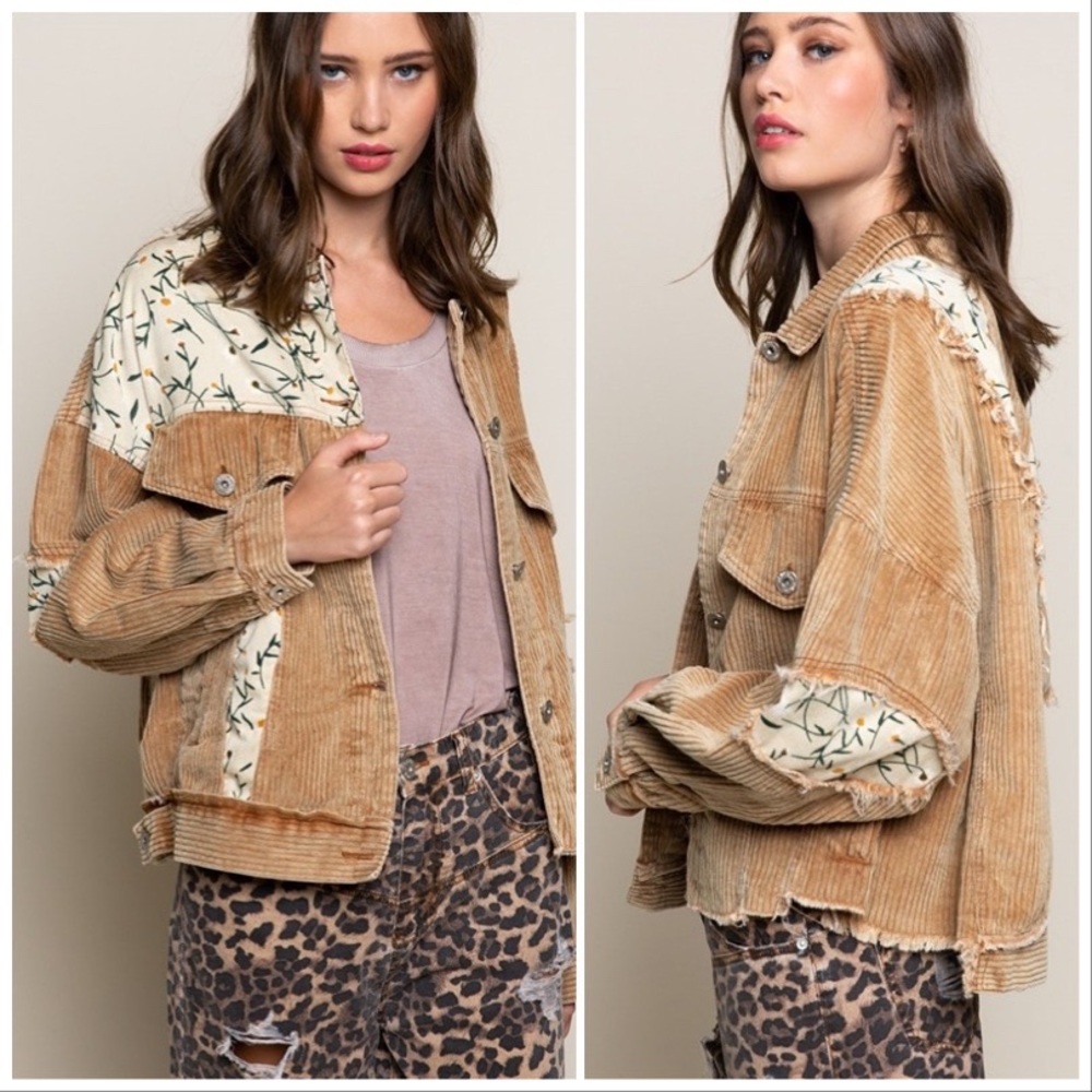 POL Wild At Heart Camel Cord Jacket - Picture 11 of 16